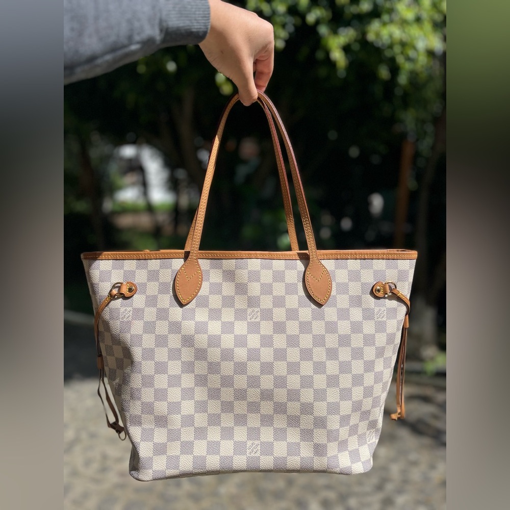 LOUIS VUITTON AUTHENTIC DAMIER AZUR MM